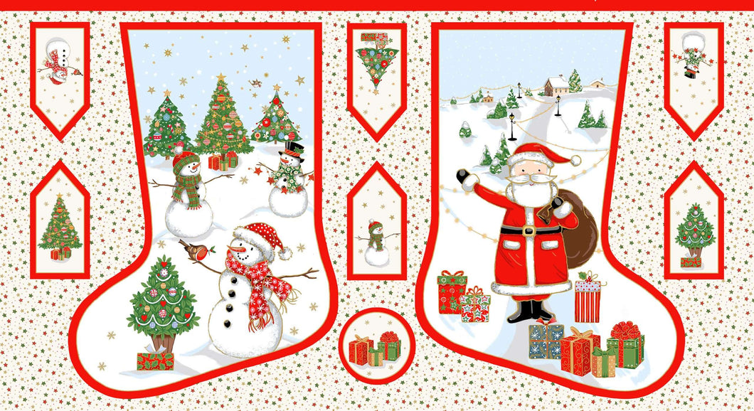 Christmas Jolly St Nick Stocking