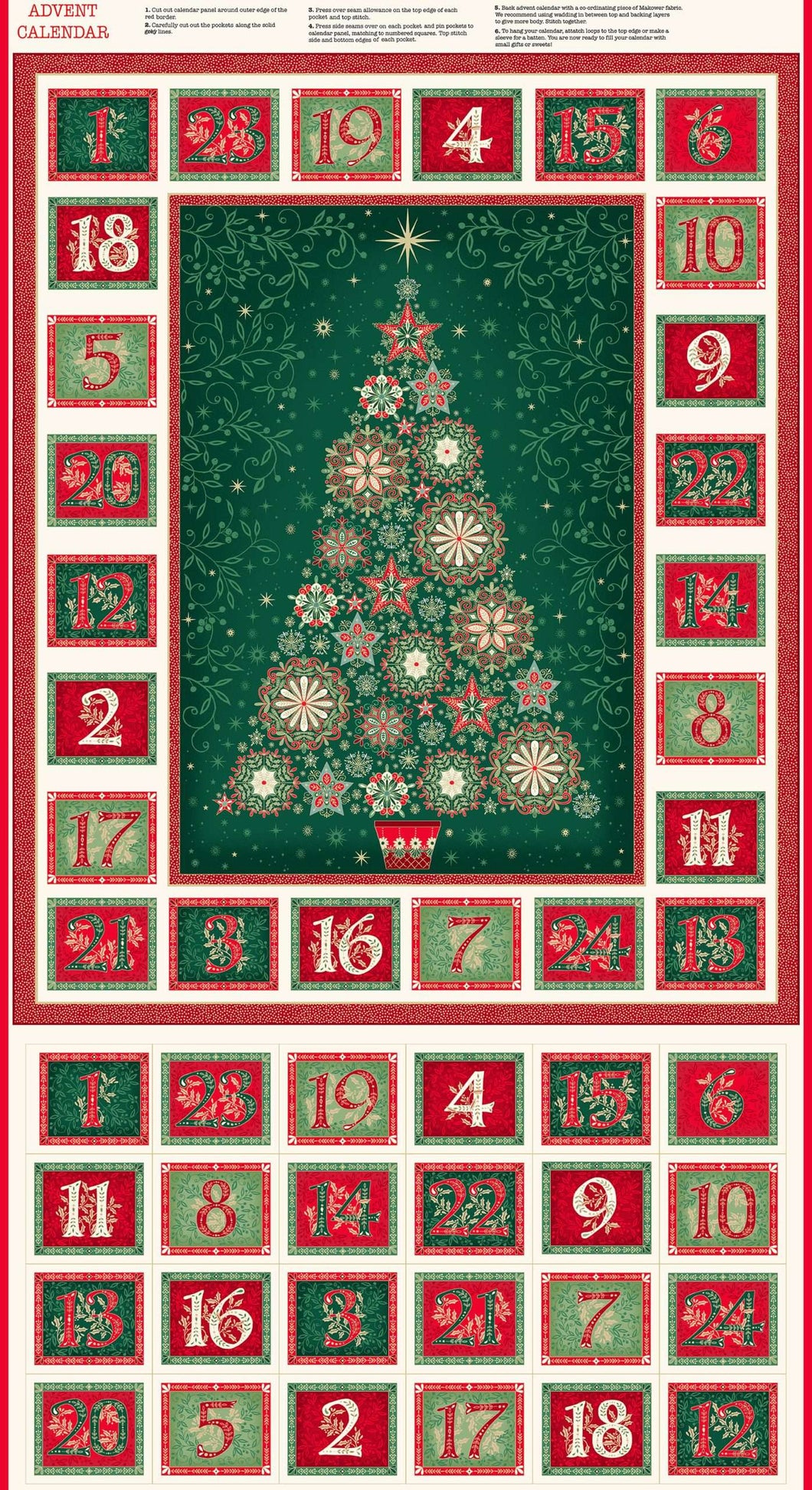 Christmas Good Tidings Advent Panel